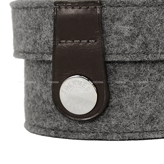 HERMES エルメス シュガーボックス アシエ フェルト/バレニア 新品同様
