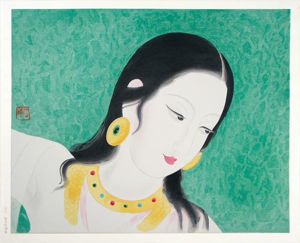 中村岳陵「仏誕・摩耶夫人」 | 山田書店美術部オンラインストア