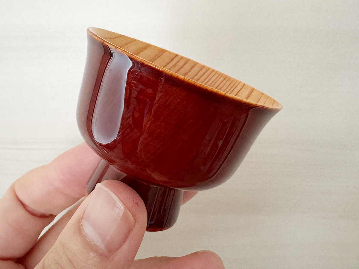 飛騨春慶塗 ぐい呑み（おちょこ）A (2025) - 飛騨高山の伝統工芸 飛騨