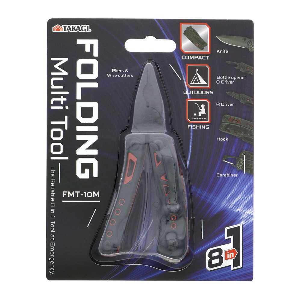 高儀 TAKAGI フォールディングマルチツール [作業工具 ペンチ カッター