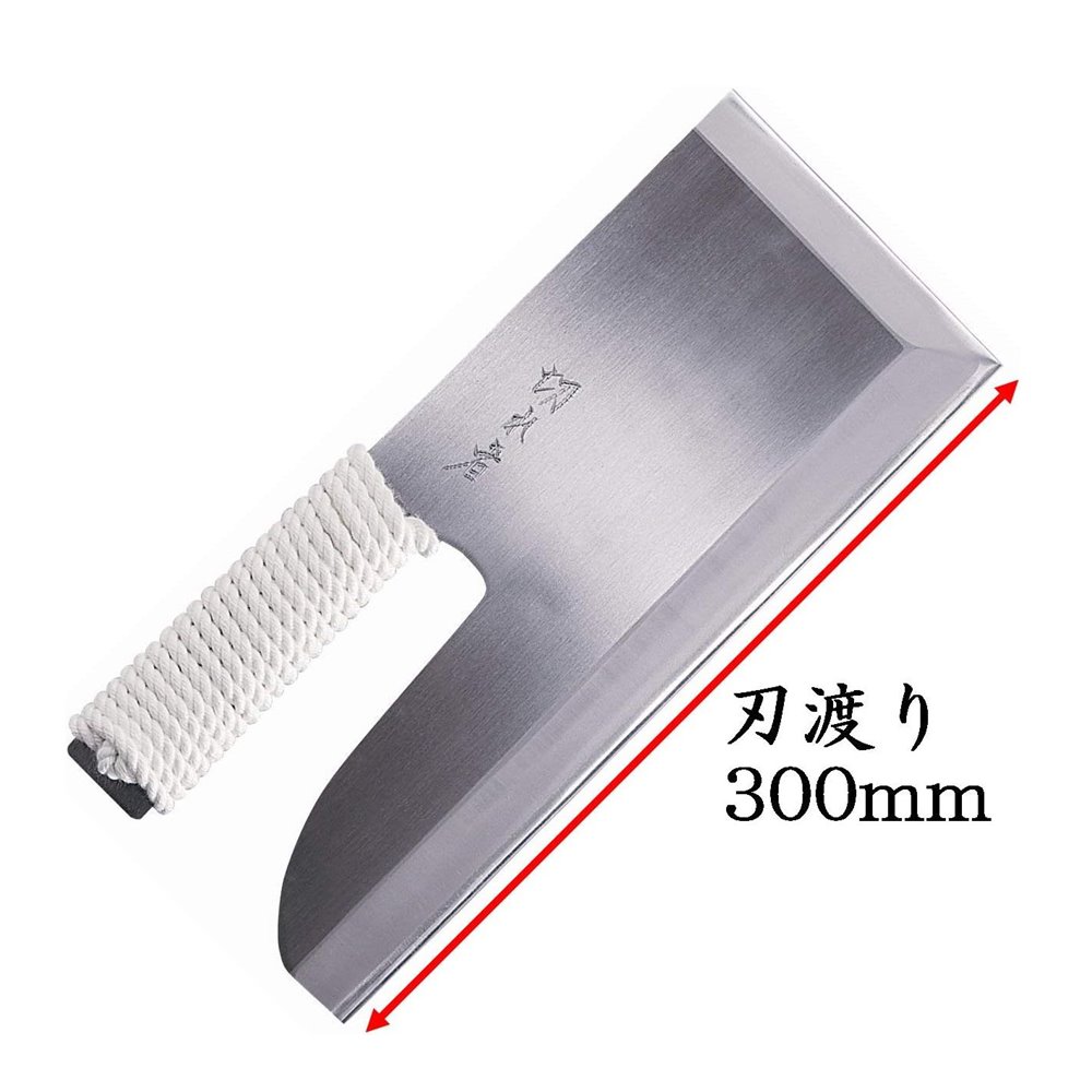 豊稔企販 麺切包丁 切れ者 300mm [生活用品 調理器具 そば打ち道具