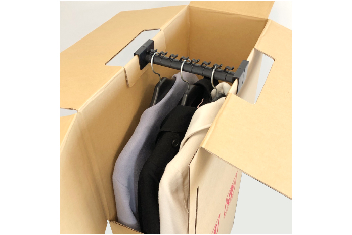 ハンガーボックス 小（茶） | ネコハコ＜ヤマト資材ショップ＞