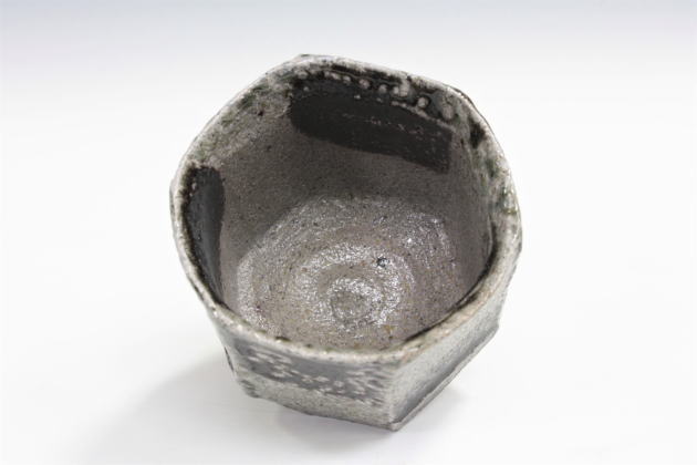 柳瀬美術店 / 安食ひろ 「塩釉市松盃」共箱