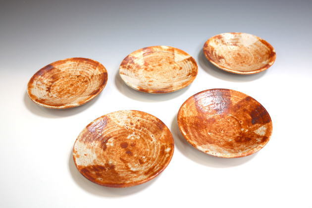 柳瀬美術店 / 北大路魯山人「絵志野十字文小向付五客入」2代陶々庵箱