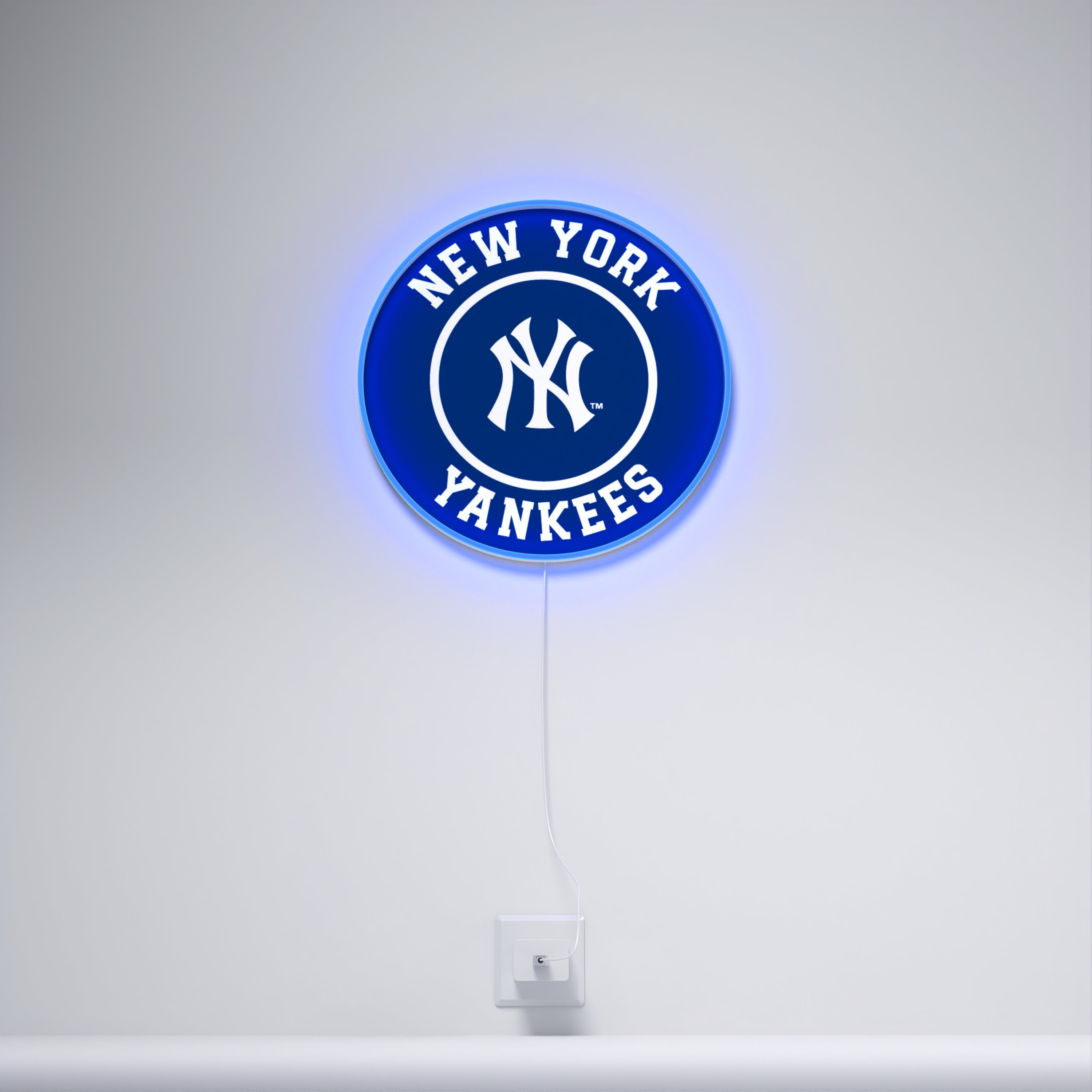 NY Yankees Rounded Logo, LED neon sign – YELLOWPOP
