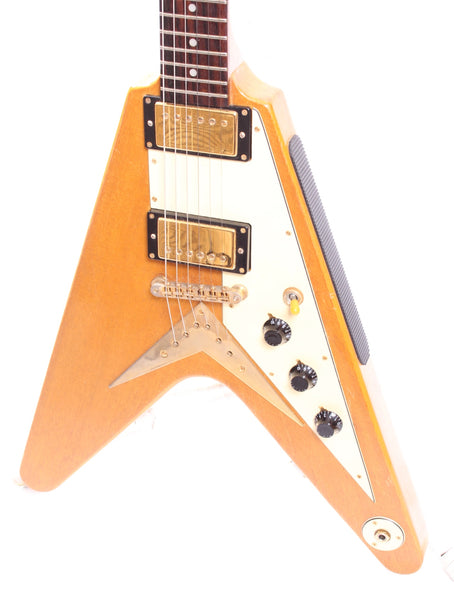 1999 Epiphone Flying V 58 Reissue Relic korina – Yeahman's Vintage