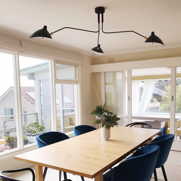 Serge Mouille シーリングランプ | シーリングランプ スリーアーム