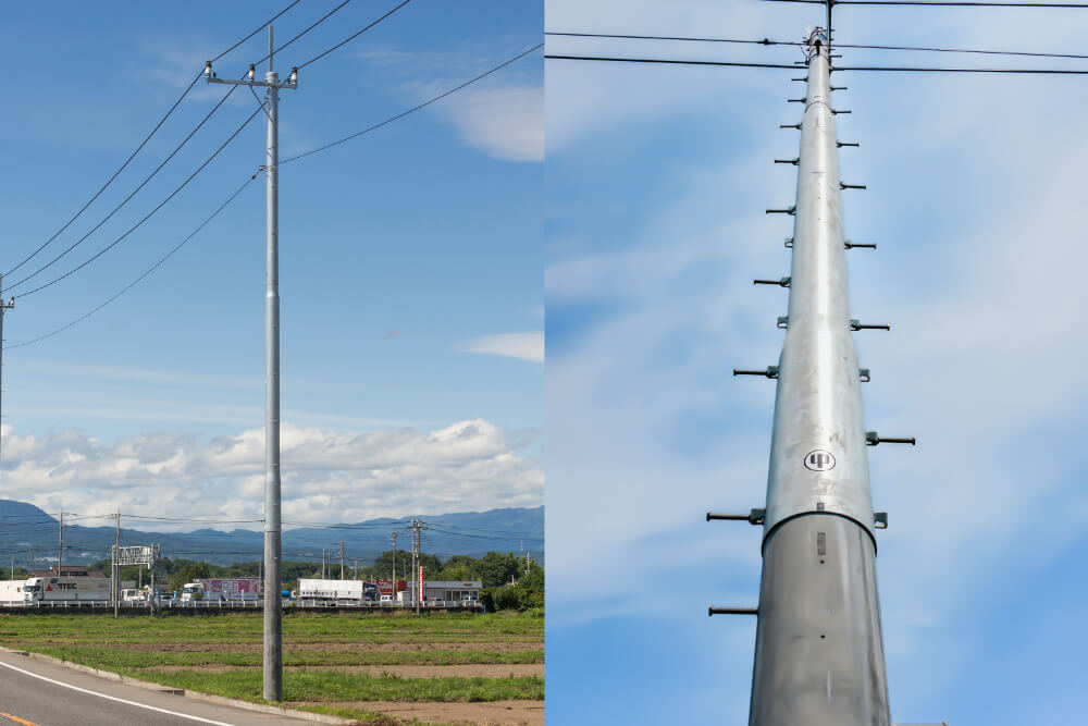 配電柱（鋼管柱） | ヨシモトポール株式会社