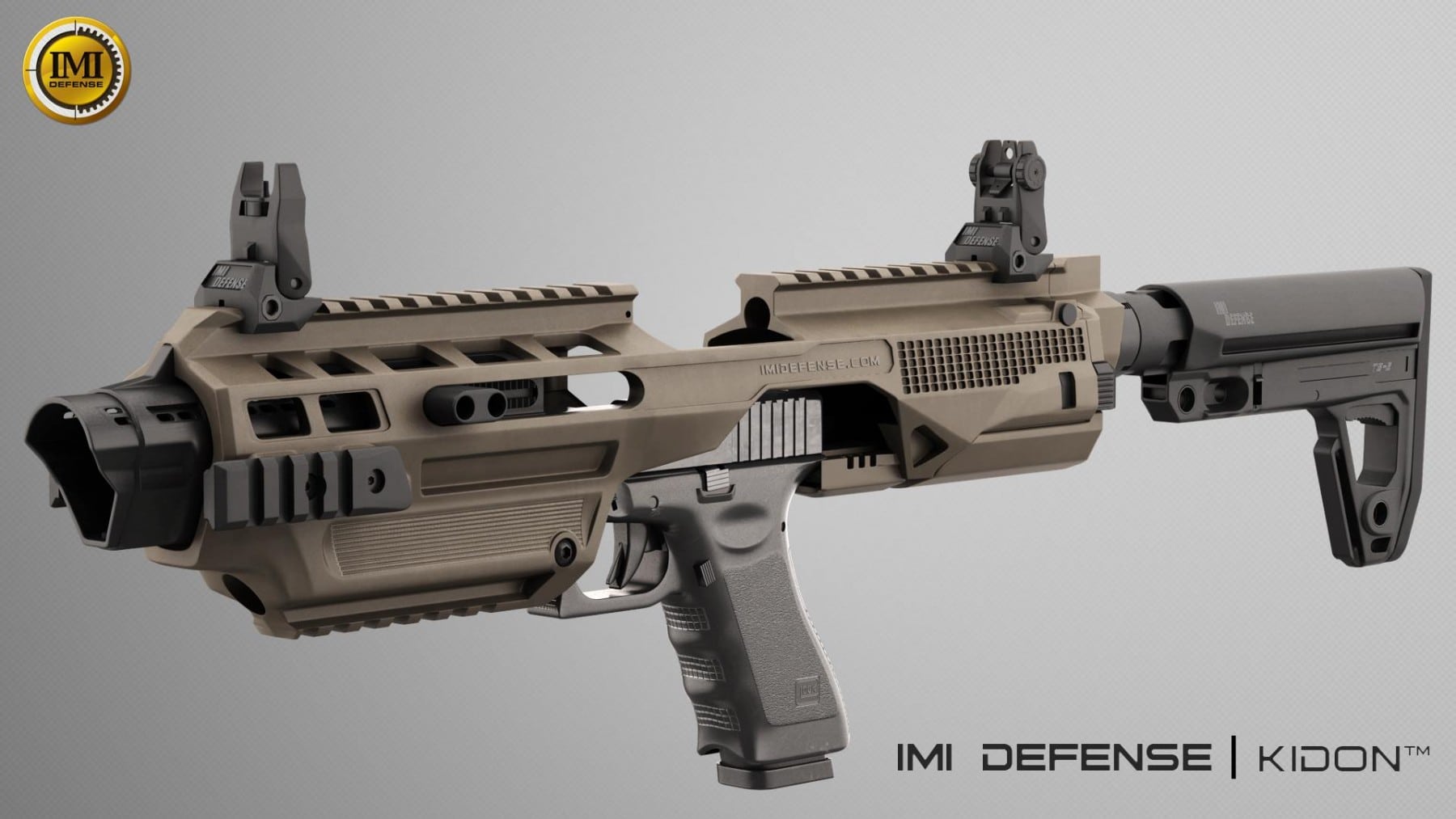 IMI Defense KIDON Innovative Pistol to Carbine Platform for Glock