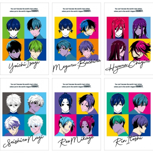 ブルーロック ポストカード ポップアート│あそびファクトリー