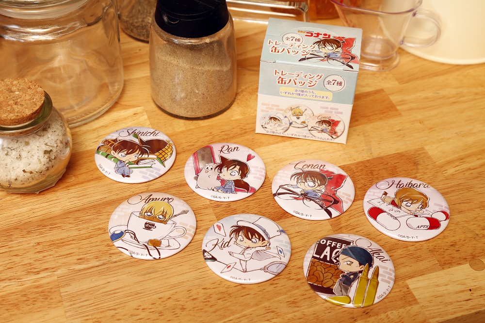 名探偵コナントレーディング缶バッジ（ミニチュア）7種│あそび