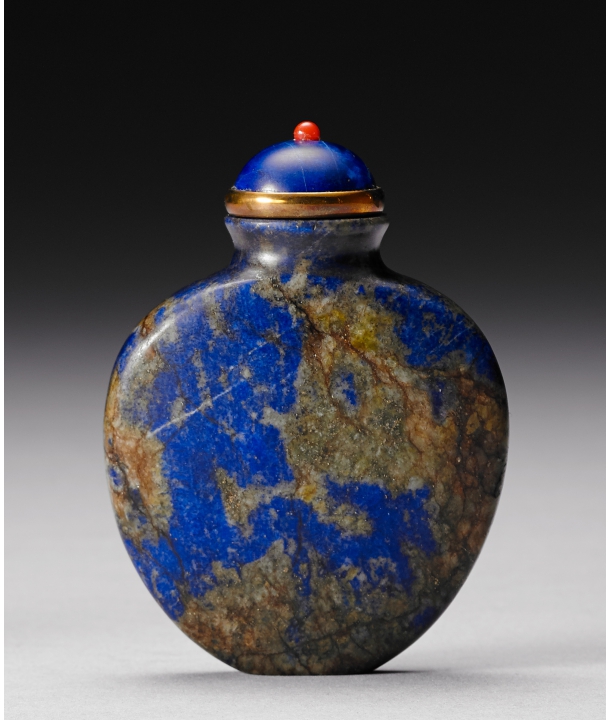 十九世紀青金石鼻煙壺-宇珍國際藝術| Yu Jen Taipei重要中國瓷雜工藝