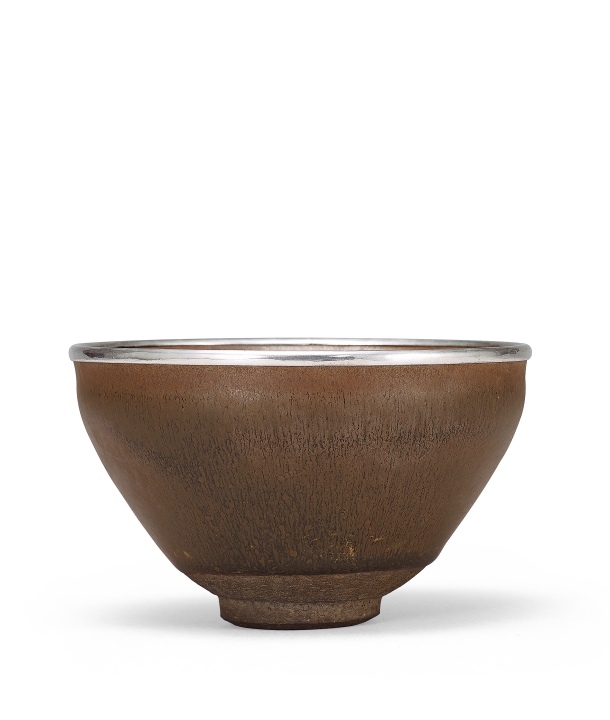 建窯黑釉兔毫茶盞配日本黑漆盞托-宇珍國際藝術| Yu Jen Taipei重要中國