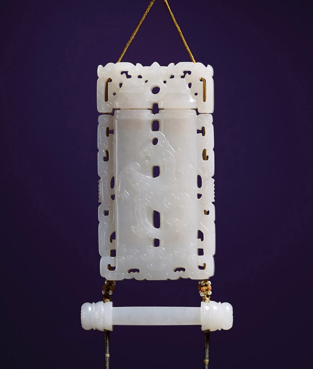 白玉夔龍紋雙聯瓶鼻煙壺-宇珍國際藝術| Yu Jen Taipei盛世琳瑯:中國