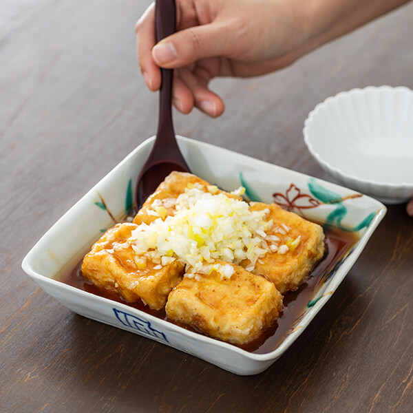 WEB限定】中尾万作 しだれ桜 角皿｜作家もの｜料理家 栗原はるみ