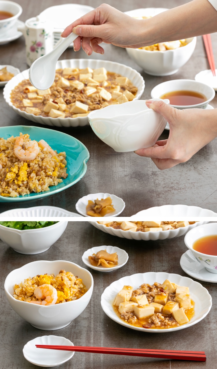 料理を選ばず、使い方いろいろ 食器「フラワー」｜お買いもの特集