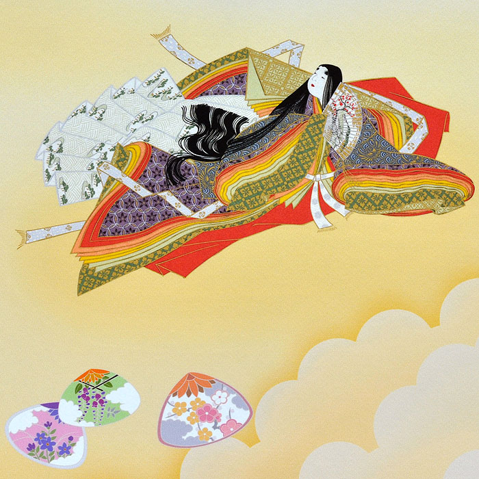 命名軸｜節句名入り掛軸 歌仙雛 / 扇と鞠 / 立雛 - 結納屋さんより