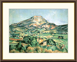 セザンヌ作 サント＝ヴィクトワール山