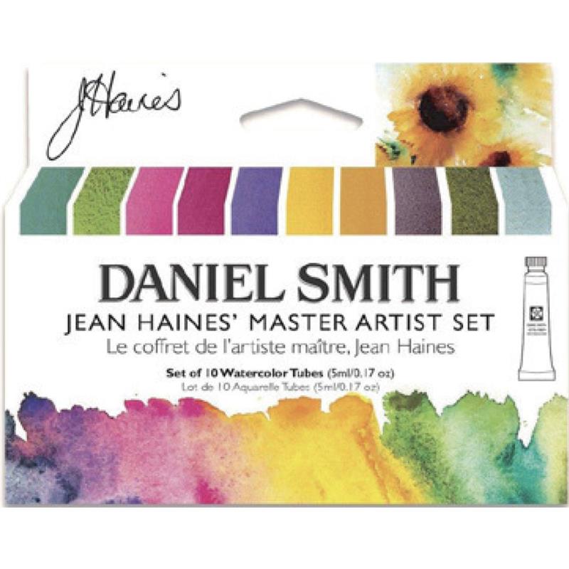 ダニエルスミス 水彩絵具 5ml 10色 ジーン・ヘインズ マスターセット