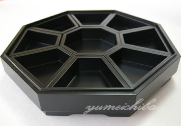 韓国八角木製九節板（クジョルパン） 食器・螺鈿・漆器 夢市場本店