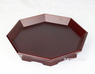 韓国漆器八角果物入れ料理器(特大) 食器・螺鈿・漆器 夢市場本店【韓国