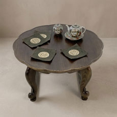 テーブル・お膳丸型韓国飲食店・ディスプレイ用品・室内装飾・夢市場本店