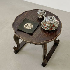 テーブル・お膳丸型韓国飲食店・ディスプレイ用品・室内装飾・夢市場本店