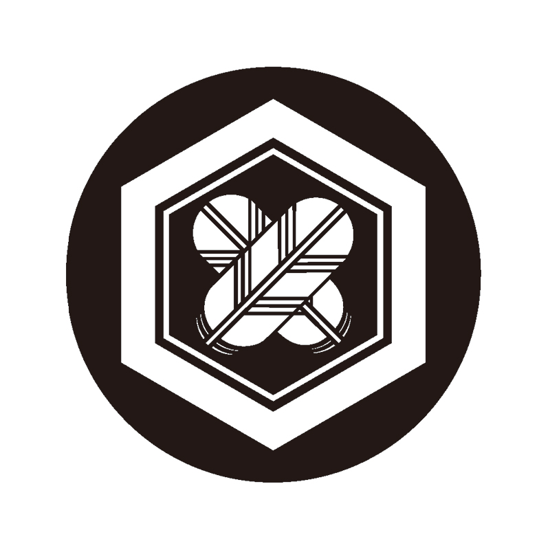 切手・趣味の通信販売｜スタマガネット 家紋入りピンズ 亀甲に違い鷹の