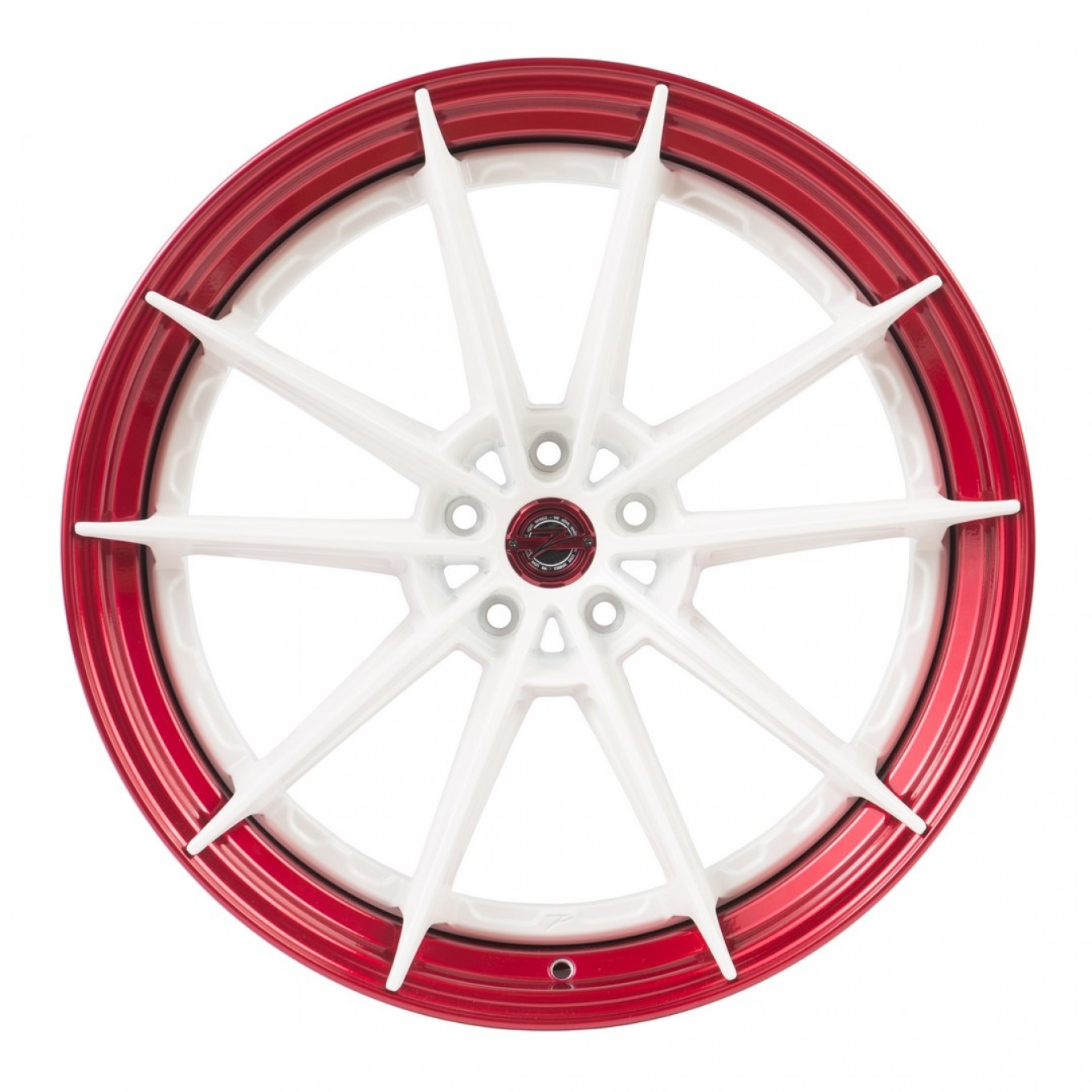 ZP.MODULAR 1 | SUPER DEEP CONCAVE - White Center / Candy Red Lip