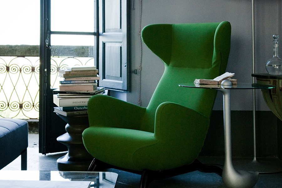 Bergère Armchair with Comfortable Design Ardea CM | Zanotta