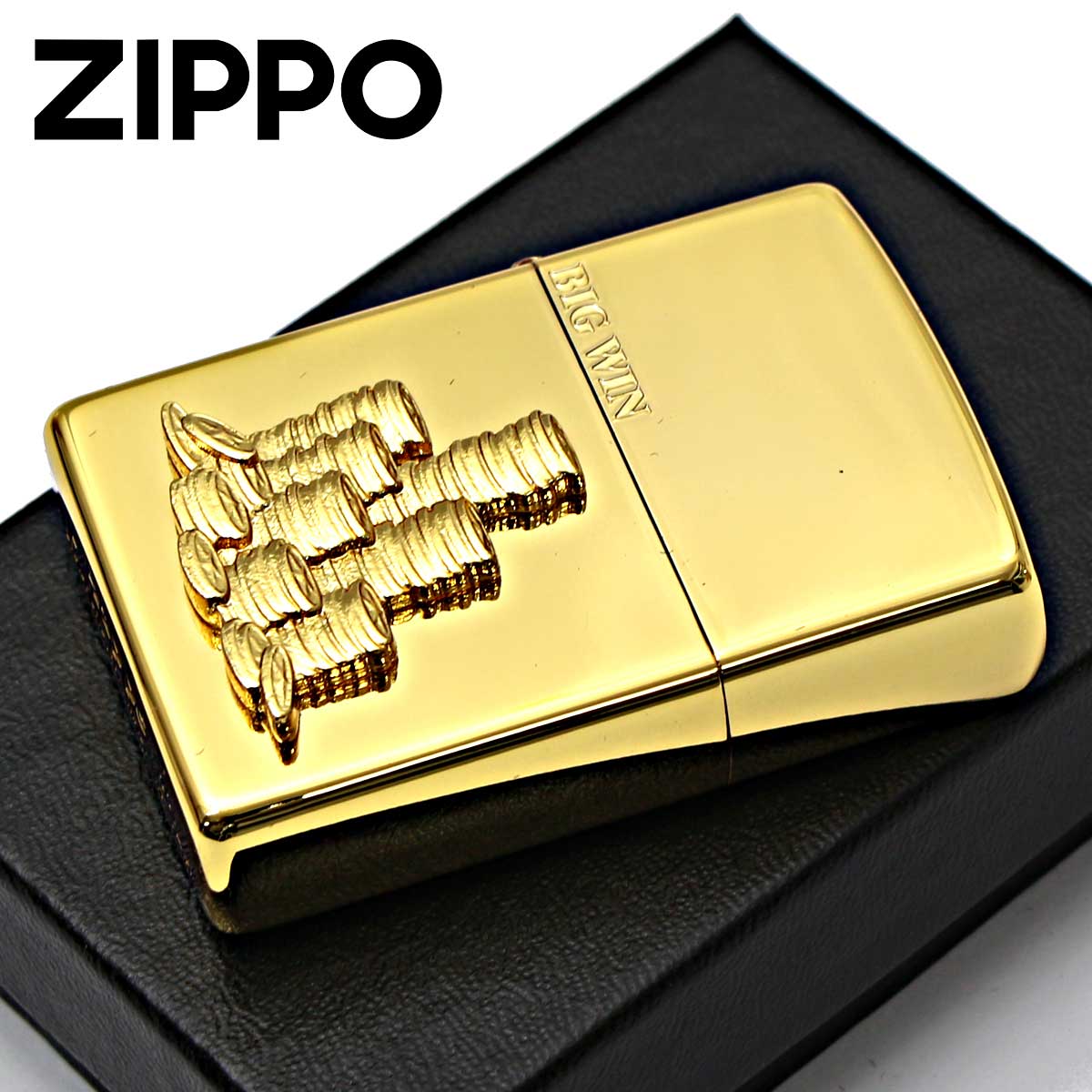 Zippo ジッポー ビッグウィン 大勝利 コインの山 メタル BIG WIN Metal