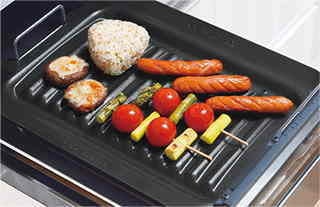 グリルプレート【RCP-80W】リンナイビルトインコンロ｜特長