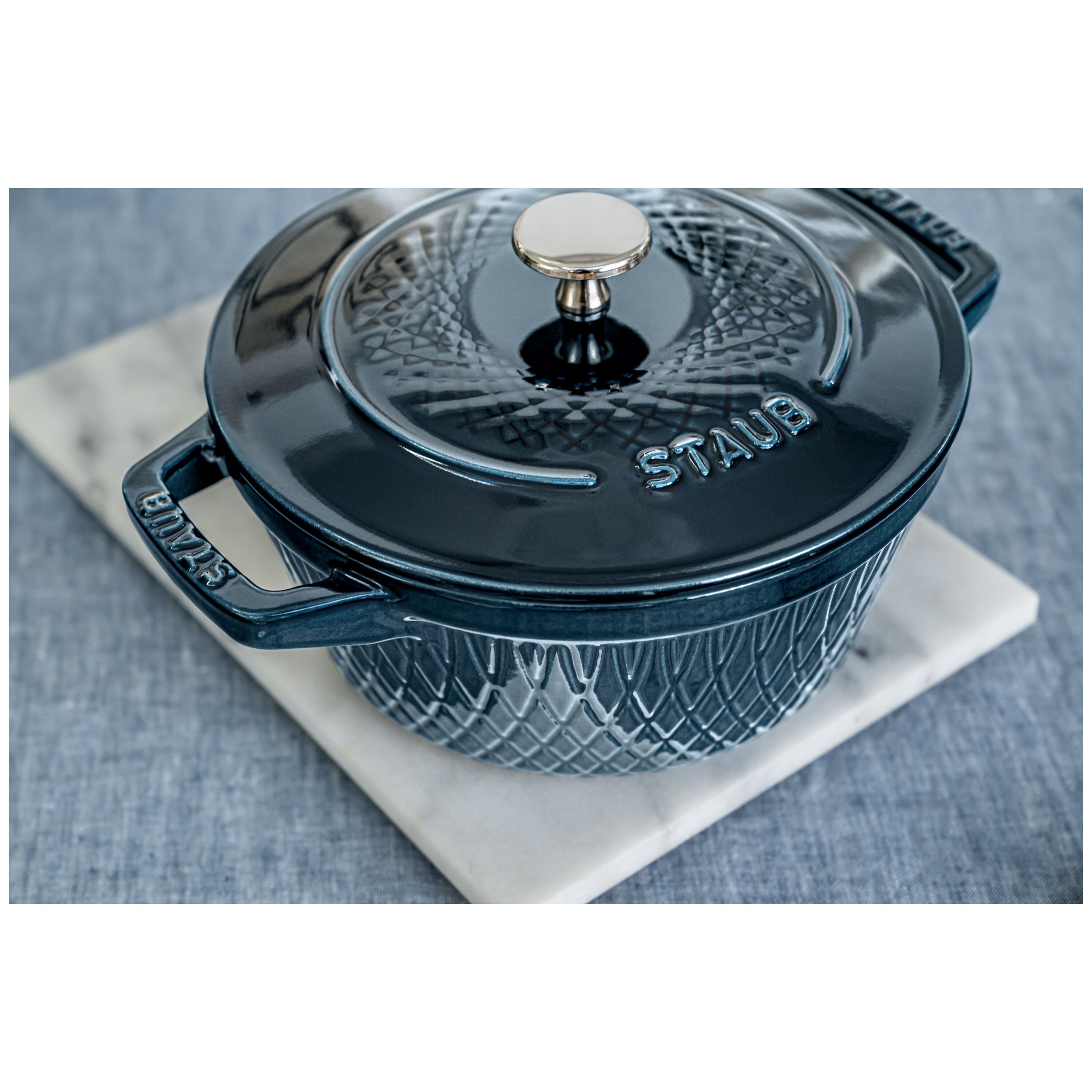 ストウブ 鋳物ホーロー鍋 ツイストココット 20 cm, ラウンド, ラ