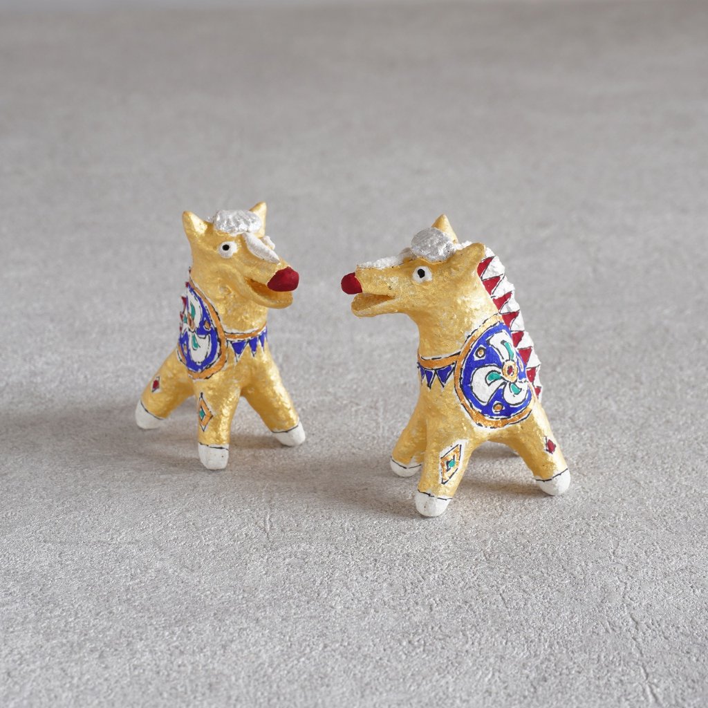 茶道具 干支 午年 馬 香合 松尾潤 共箱 施釉 初釜 炭点前 正月 茶道具