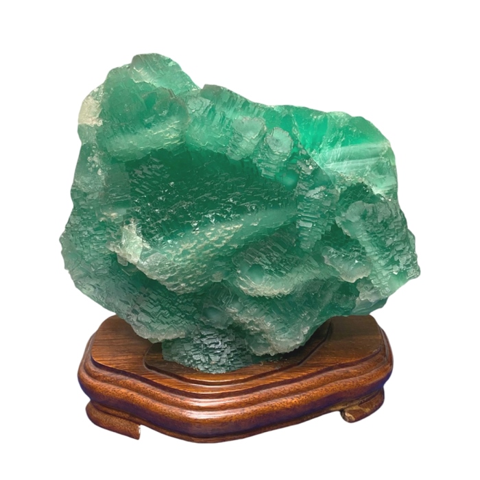 天然石 BIGサイズ グリーンフローライト 蛍石 原石 （2485）レア品