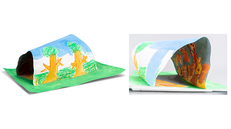 立ち上がった絵のせかい ☆｜3・4年生の作品｜みんなの図工ギャラリー