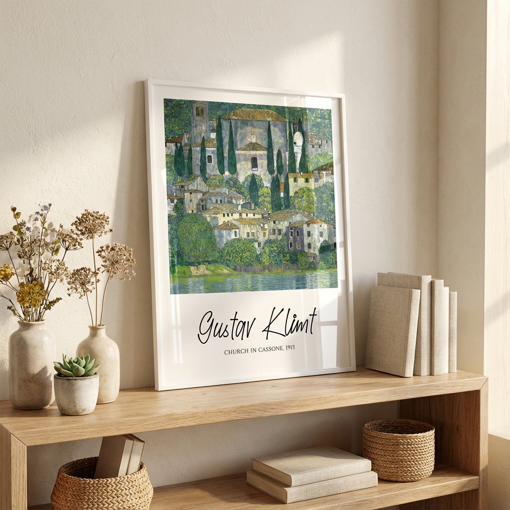 国内配送・送料無料】グスタフ・クリムト 【カッソーネの教会】×Gustav