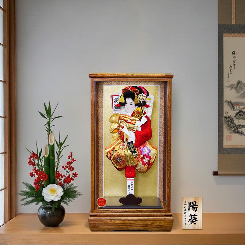 おしゃれなで綺麗な13号刺繍羽子板ケース飾り お薦めの初正月飾り