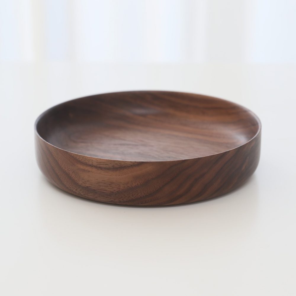 木のお皿 ウォールナット材 | 株式会社WY