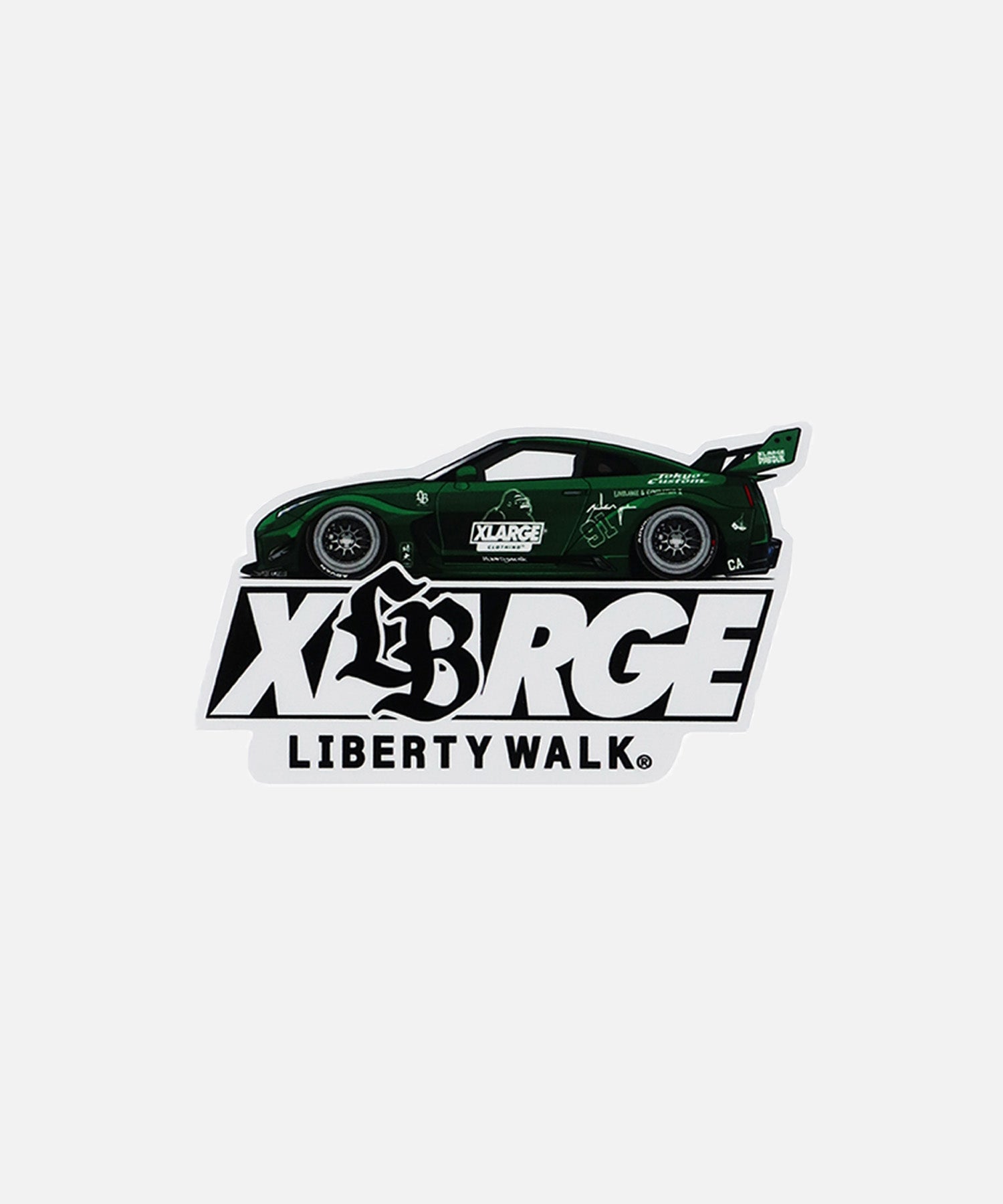LIBERTY WALK x XLARGE STICKER GTR – XLARGE