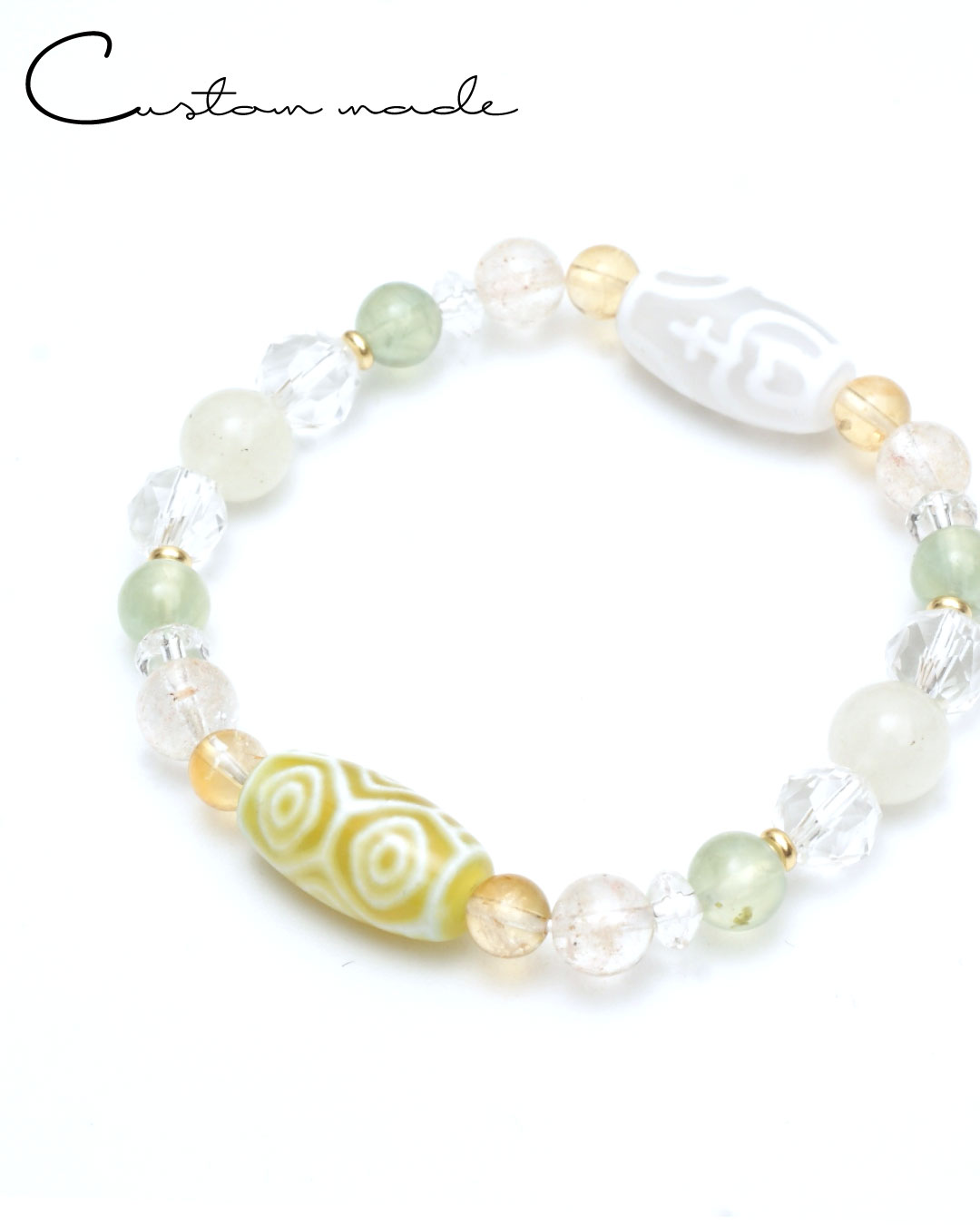 フルオーダーメイド 制作例 No.276 「 M様 ✻ 龍眼天珠、蓮花宝瓶天珠