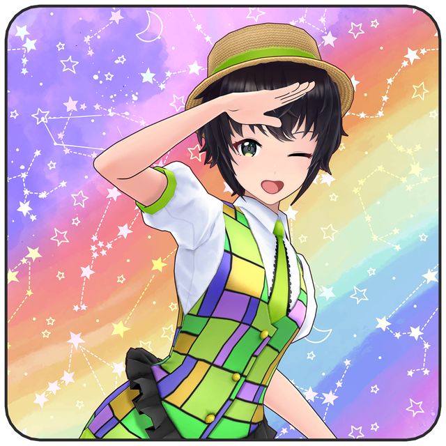 缶バッジ（四角）-夏目ハルver- | Xマーケット | 世界最大級のXR（AR