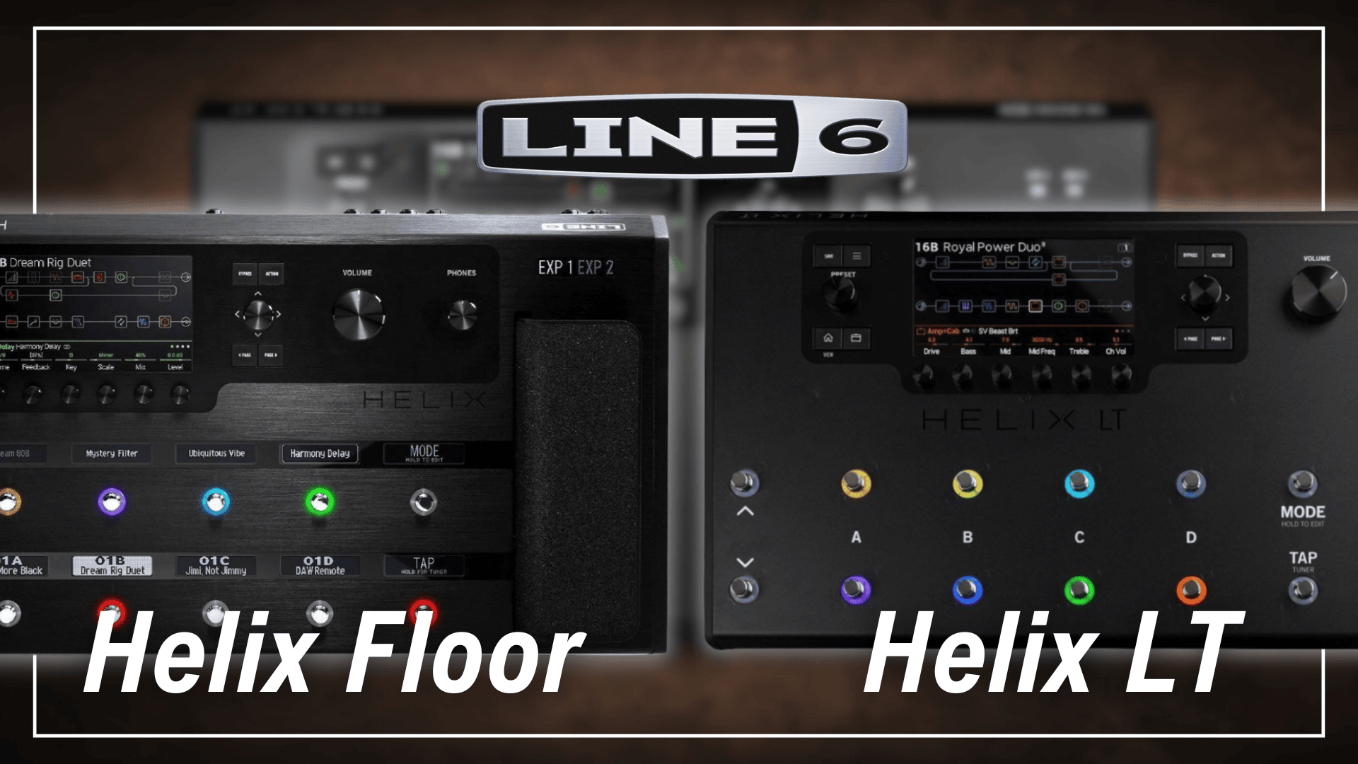 徹底比較】Line 6 Helix Floor vs Helix LT 特徴・機能の違いや用途別