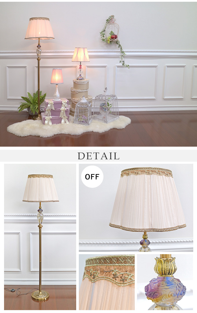 フロアランプ｜ロココクラシック 姫系インテリア｜おしゃれインテリア