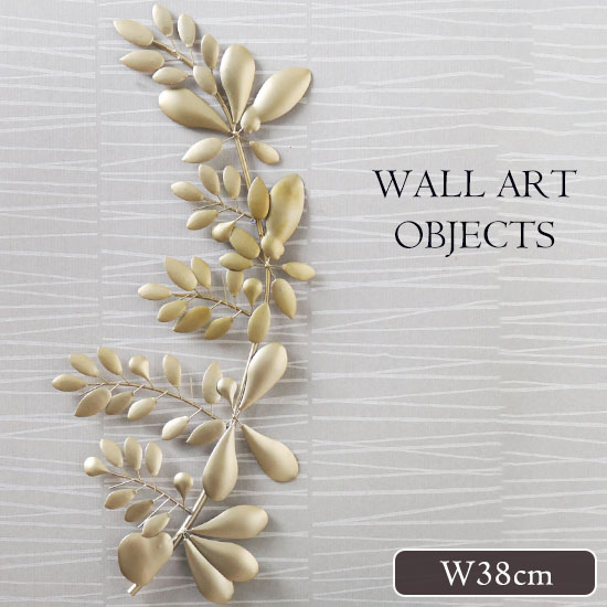 壁面をおしゃれに演出 ウォールアート ゴールドオブジェ｜Y-KAGU(輸入