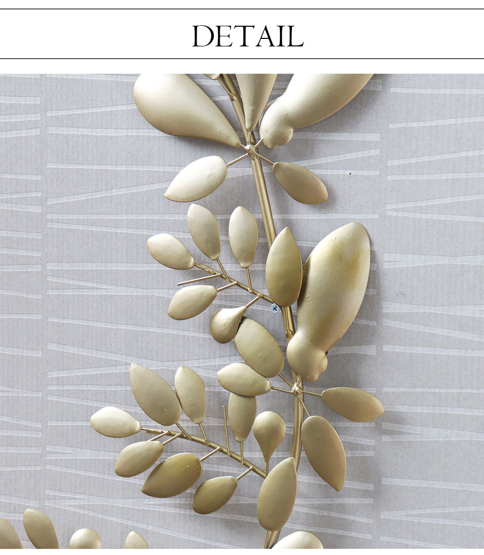 壁面をおしゃれに演出 ウォールアート ゴールドオブジェ｜Y-KAGU(輸入