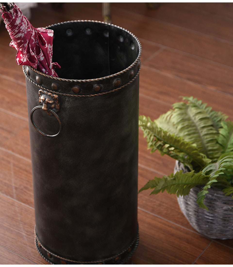 ヨーロピアンスタイル ライオンハンドル アンブレラスタンド（傘立て