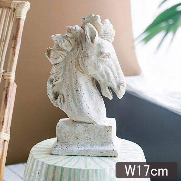 風水インテリア ホース セメント(馬の置物）｜Y-KAGU(輸入家具屋さん.com)