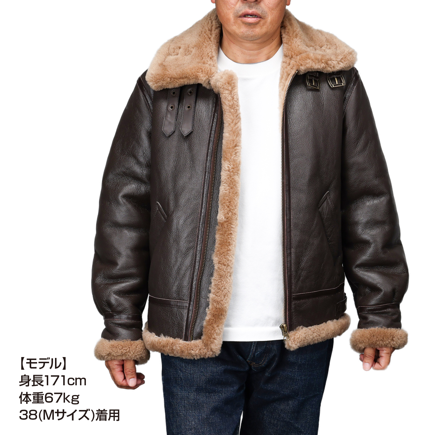 EW03】シープスキン 1930s TYPE B-3 ムートンフライトジャケット | Y's