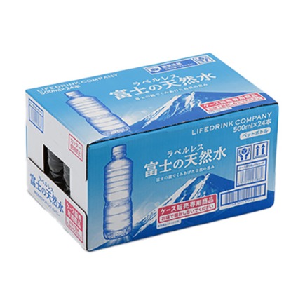 ケース】ラベルレス富士の天然水｜ヤオコーネットスーパー